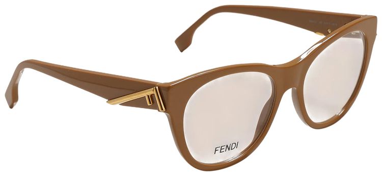 Fendi First Acetate Frame Sunglasses Light Brown