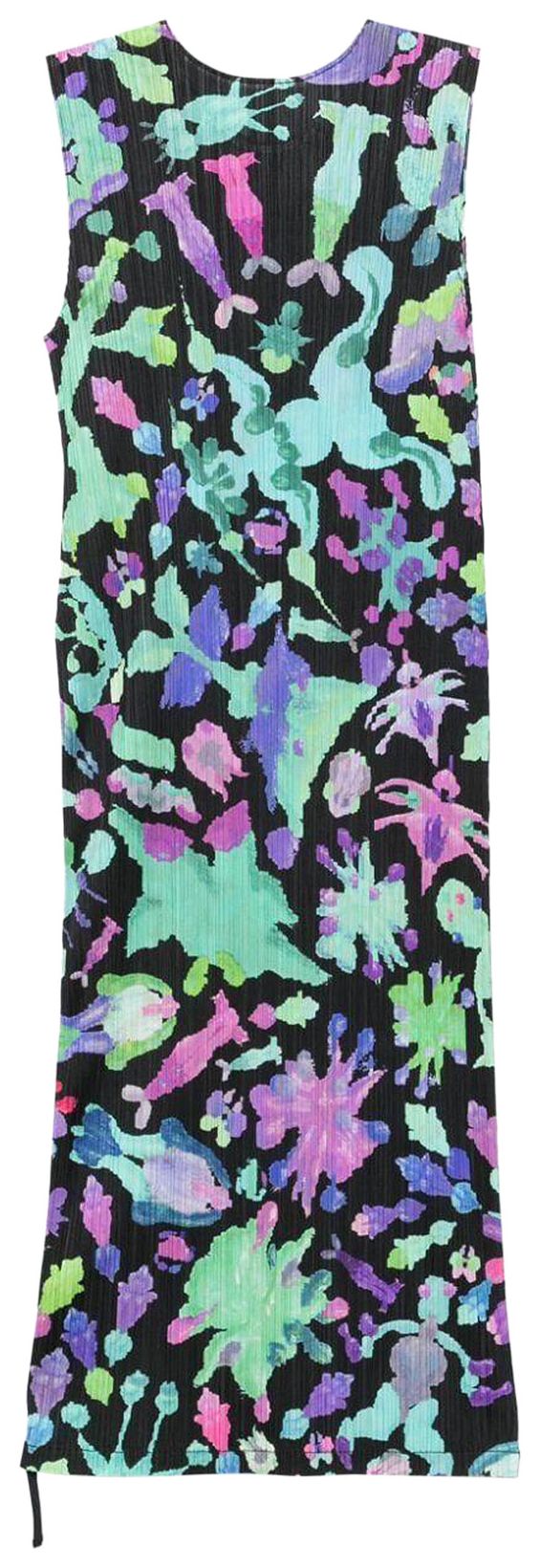 Pleats Please Issey Miyake Dance With New Friends Dress Turquoise