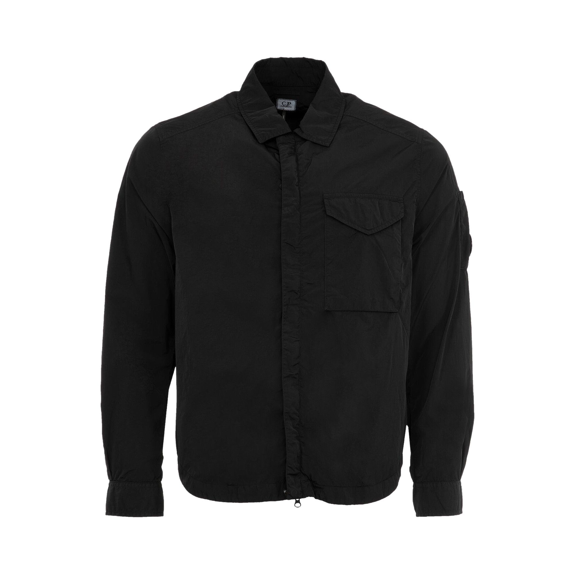 Cp company chrome overshirt black top
