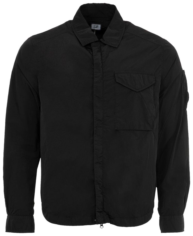 CP Company Chrome R Lens Overshirt Black