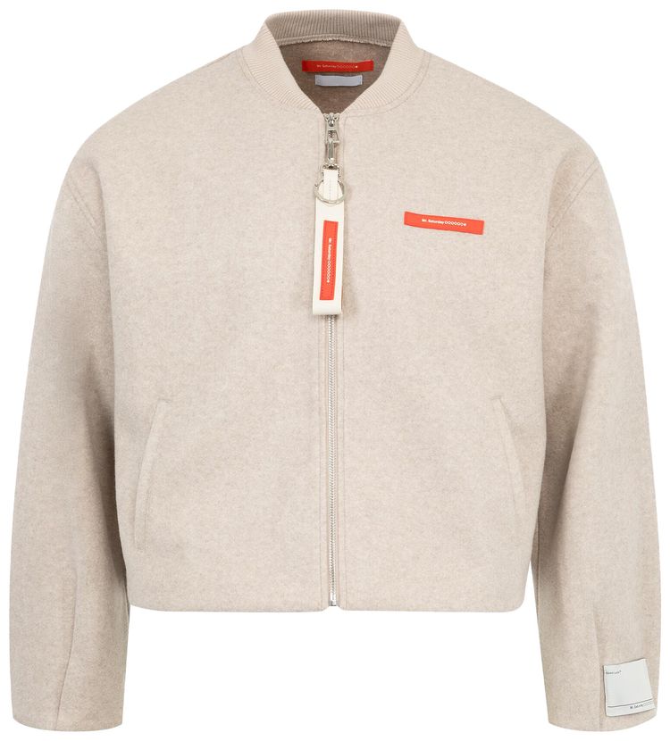 Mr Saturday Ribless Bomber Oatmeal