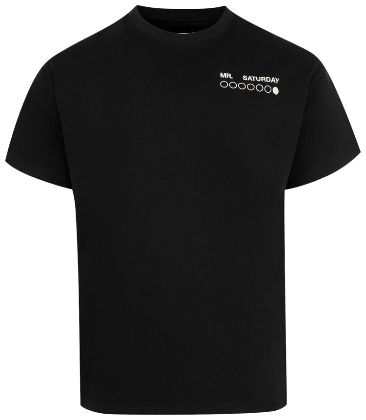 Mr Saturday Good Luck Printed Core Tee Black