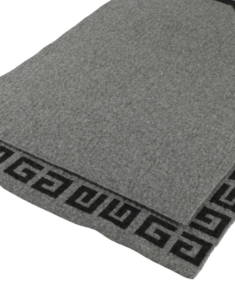 Givenchy Double Face 4G Logo Scarf GreyMulticolor