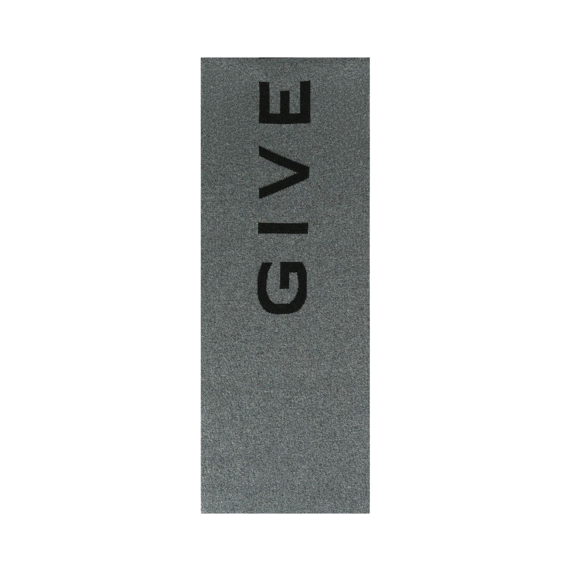 Buy Givenchy Double Face 4G Logo Scarf 'Grey/Multicolor