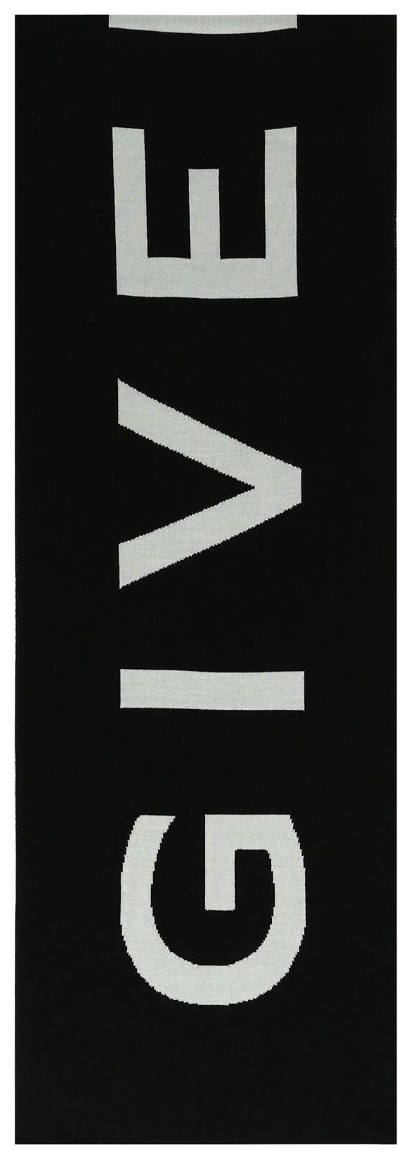 Givenchy Jacquard Logo Scarf BlackWhite