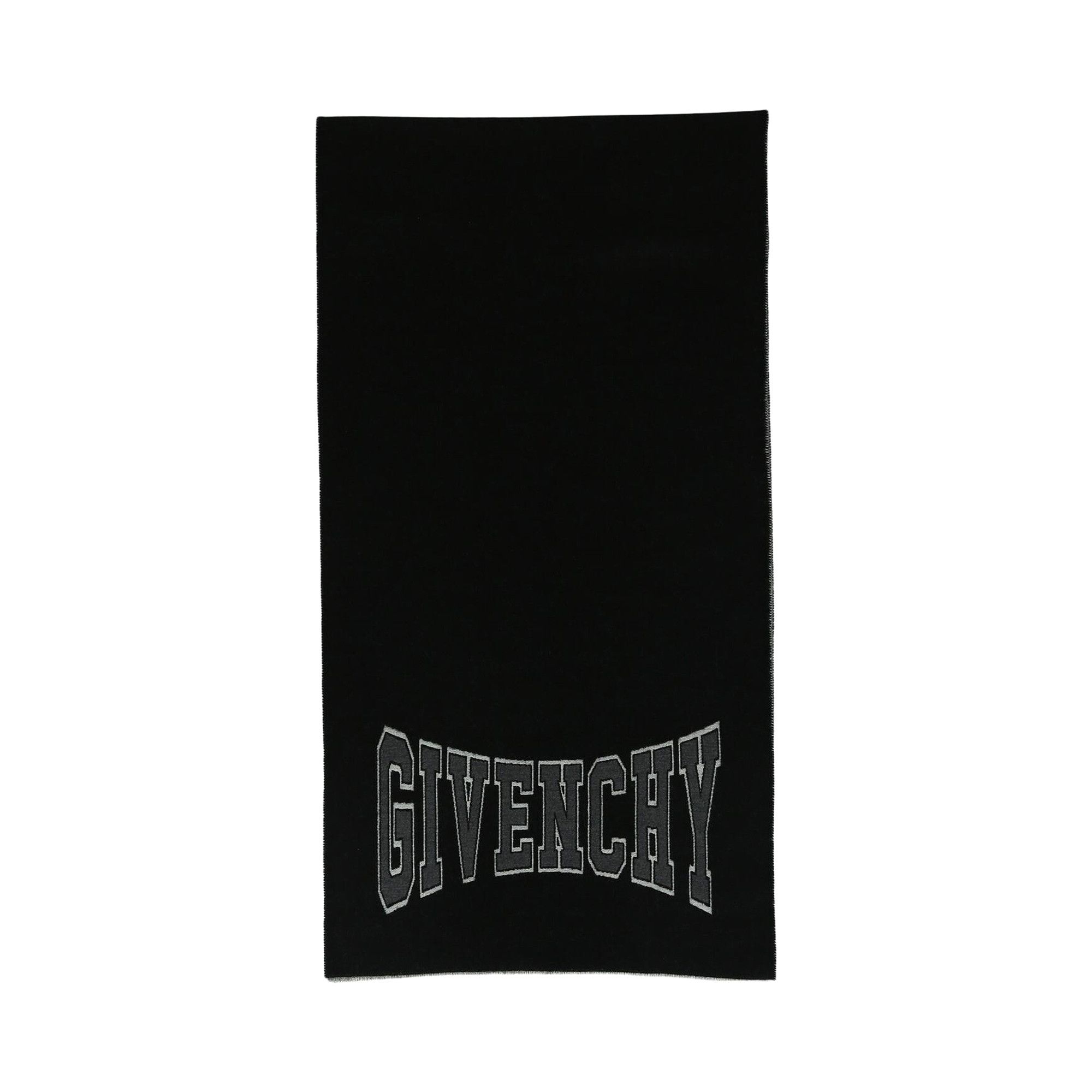 Buy Givenchy Logo Stars Scarf 'Black/Grey' - GV4518 J5295 2
