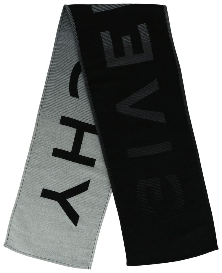 Givenchy Degrade Logo Scarf BlackGrey