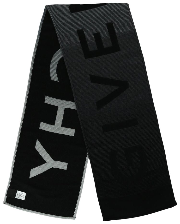 Givenchy Degrade Logo Scarf BlackGrey
