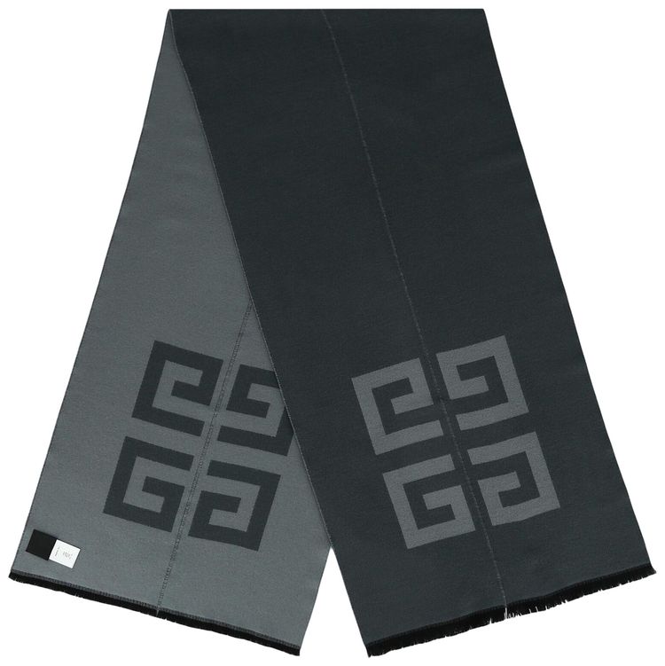 Givenchy Split Logo Scarf Grey