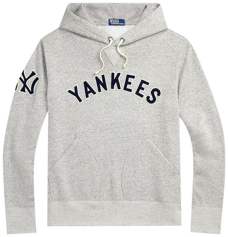 Polo by Ralph Lauren x New York Yankees Pullover Hoodie Heather Grey