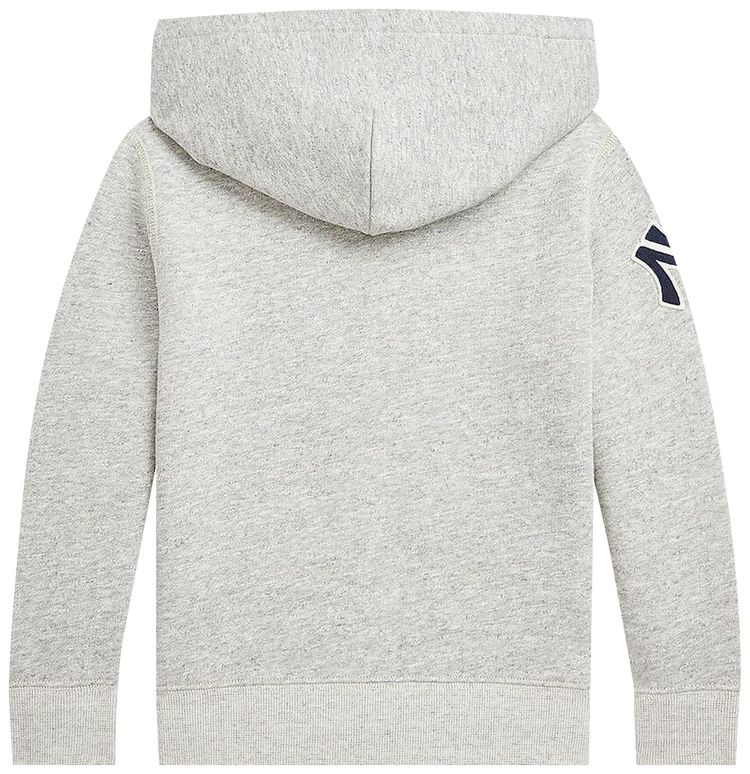Polo by Ralph Lauren x New York Yankees Kids Pullover Hoodie Heather Grey