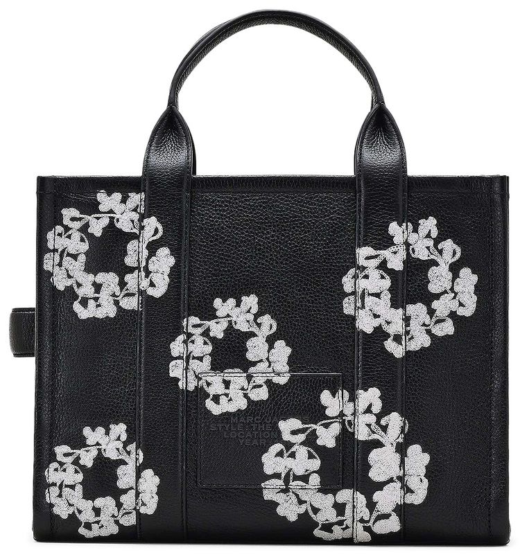 Marc Jacobs x Denim Tears Leather Medium Tote Bag Black