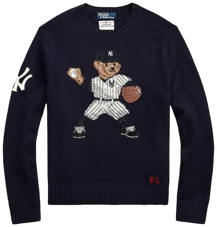 Polo by Ralph Lauren x New York Yankees Pullover Sweater Navy