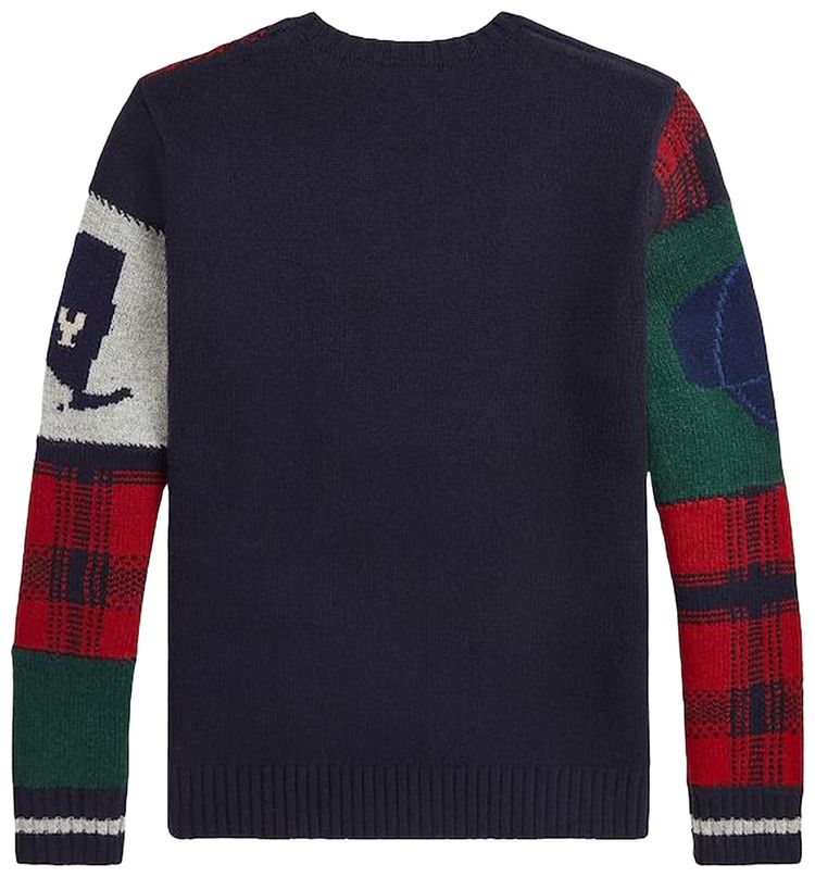 Polo by Ralph Lauren x New York Yankees Wool Pullover Sweater Navy