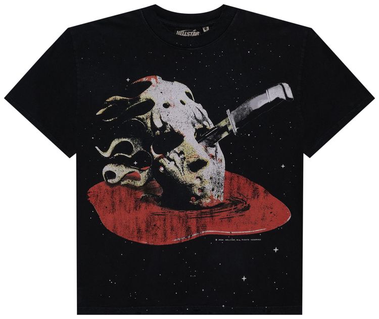 Hellstar Killer Mask T Shirt Black