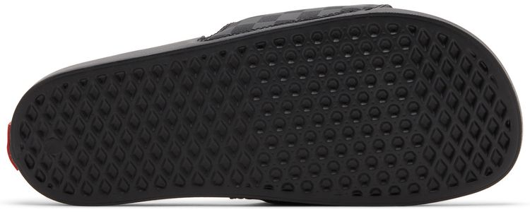 Vans La Costa Slide On Triple Black Checkerboard