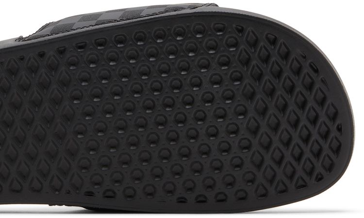 Vans La Costa Slide On Triple Black Checkerboard