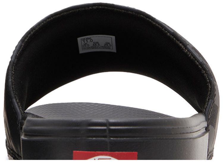 Vans La Costa Slide On Triple Black Checkerboard