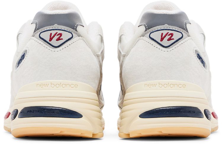 New Balance 991v2 Made in England Vintage Sport Pack   White