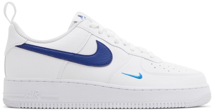 Nike Air Force 1 07 White Deep Royal Blue