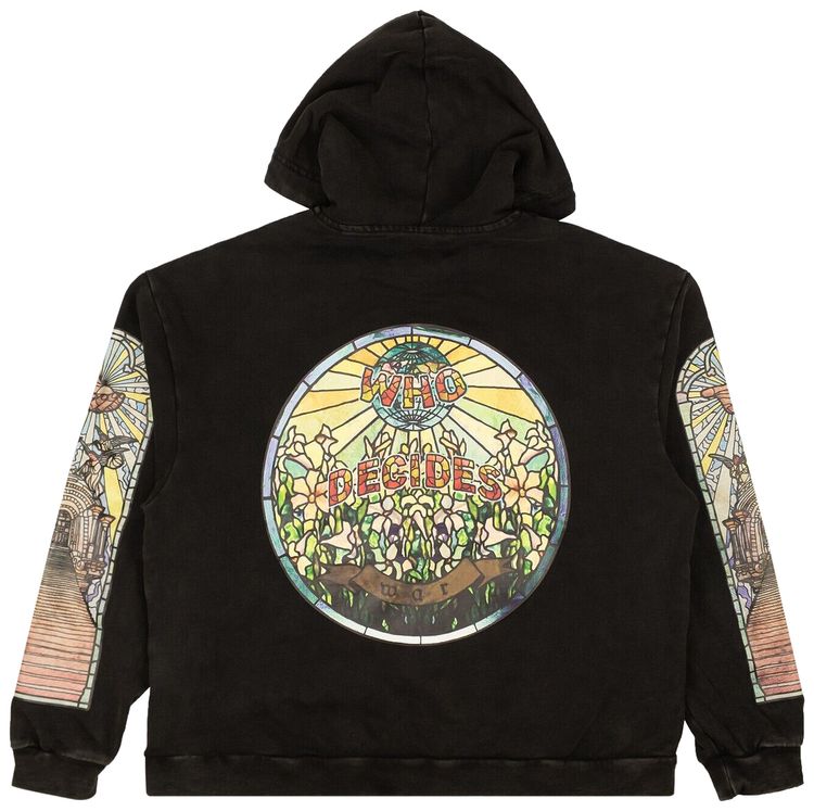 Who Decides War The Door Hoodie Coal