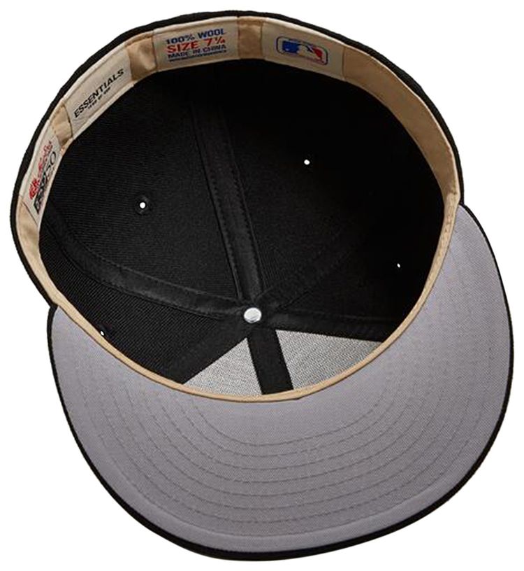 Fear of God Essentials x  New Era Fitted Cap Black