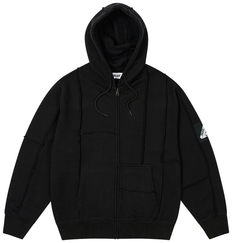 Palace Patch Me Up Zip Hood Black