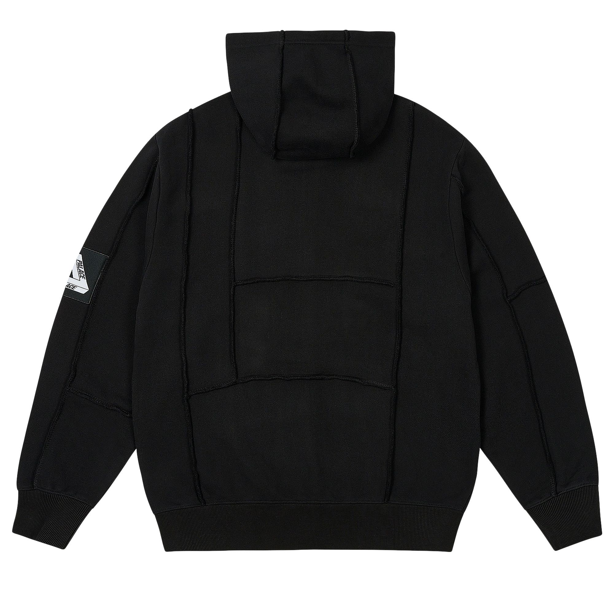 Buy Palace Patch Me Up Zip Hood 'Black' - P27CS115 | GOAT