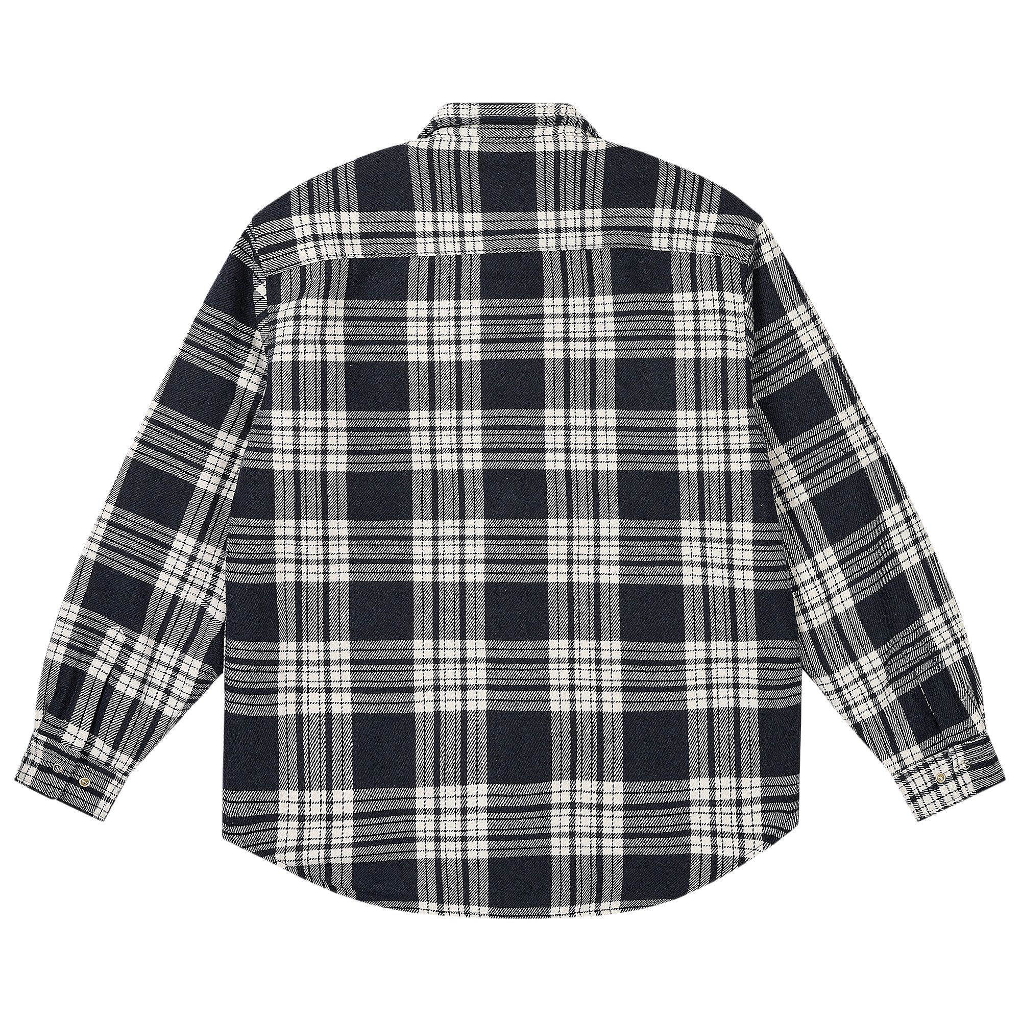 Size m Palace Check Insulated Shirt 'Navy'