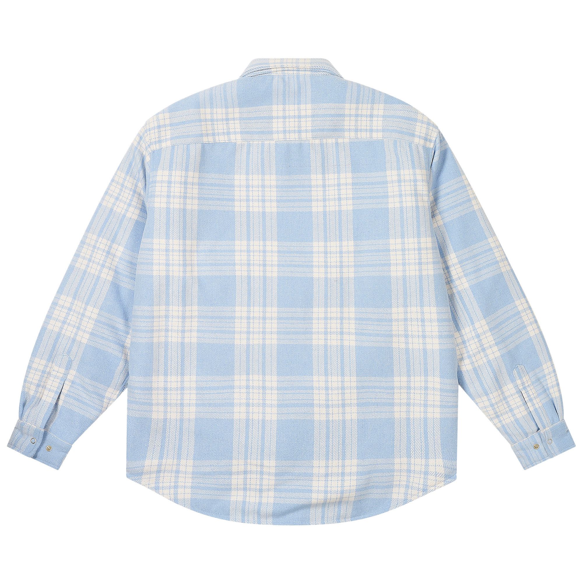 Buy Palace Check Insulated Shirt 'Faint Blue' - P27SHT026 | GOAT