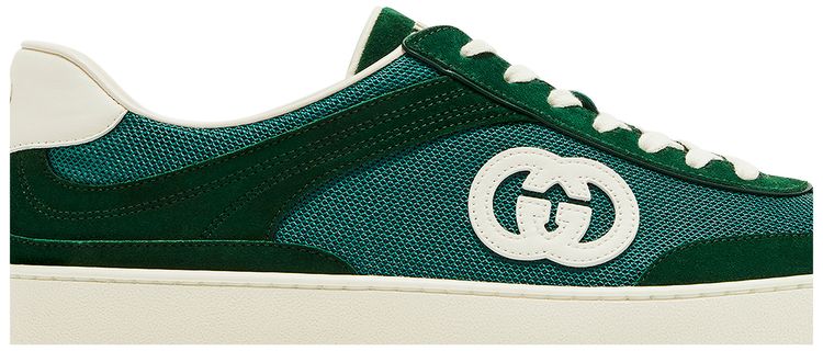Gucci G74 Interlocking G   Green Suede