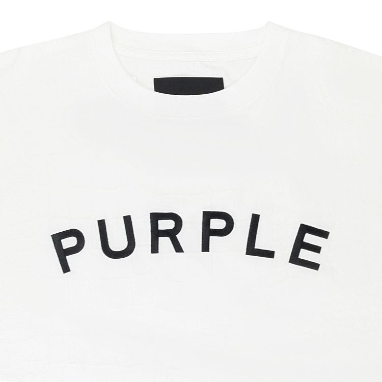 PURPLE BRAND Mercerized Tee White