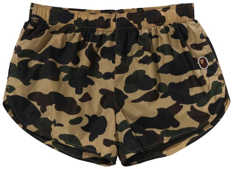 BAPE 1st Camo Shorts Yellow