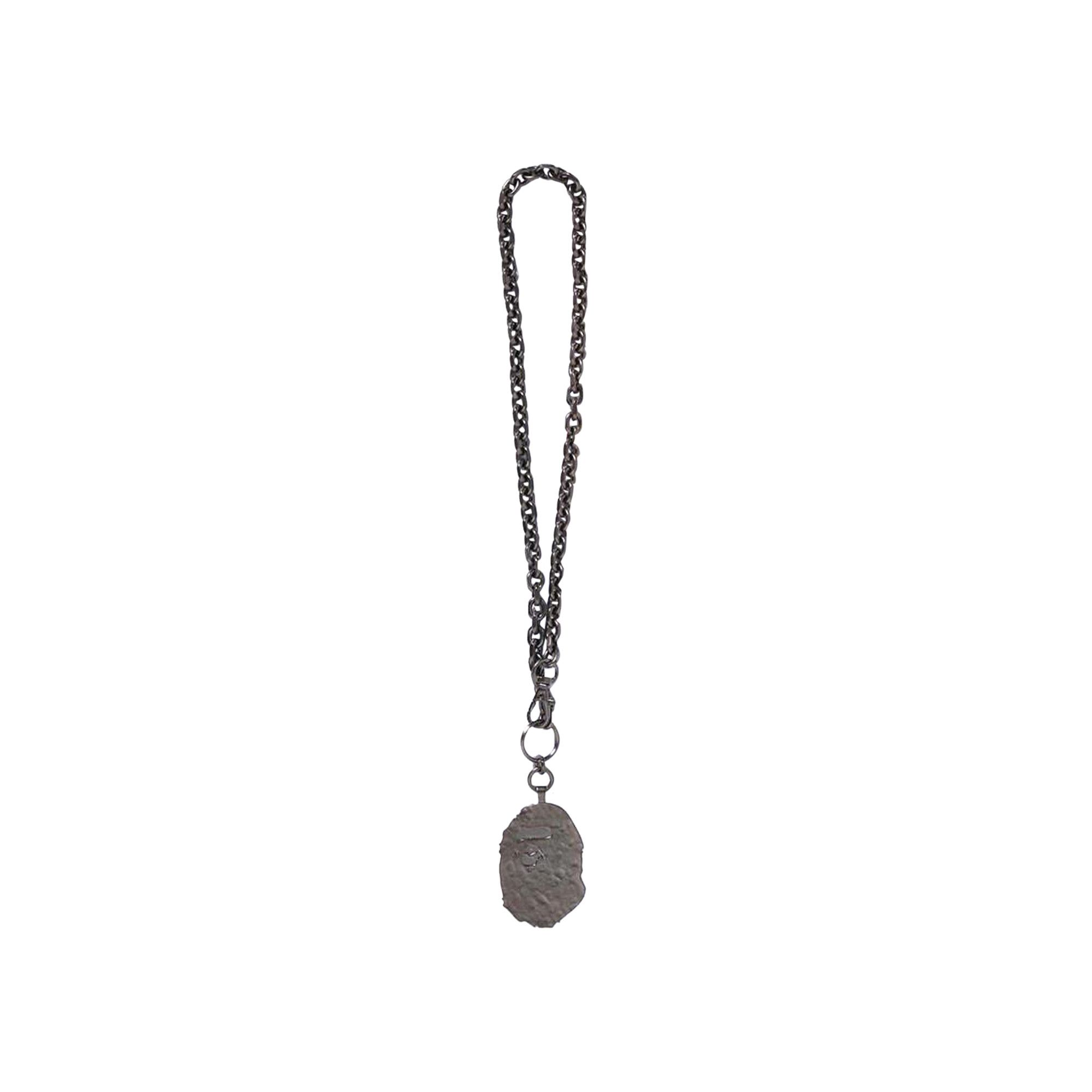 Buy BAPE Ape Head Chain Necklace 'Black' - 1K80 182 003