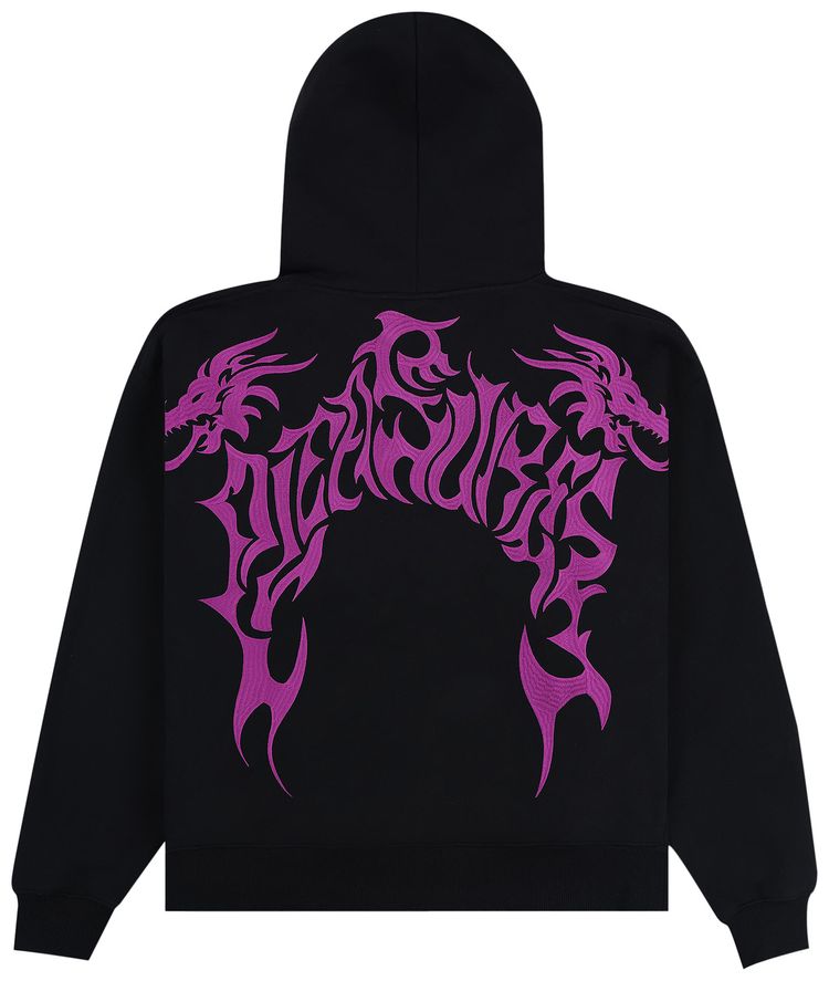 Pleasures Dragon Zip Hoodie Black