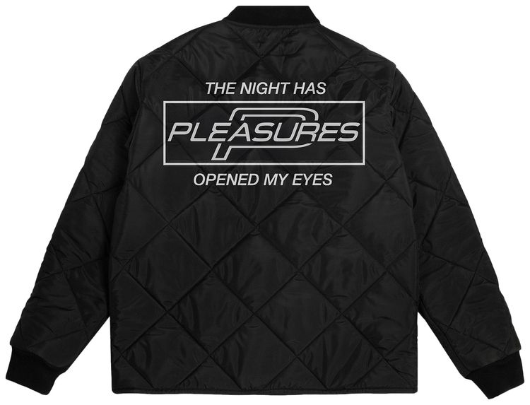 Pleasures Vision Quilted Jacket Black