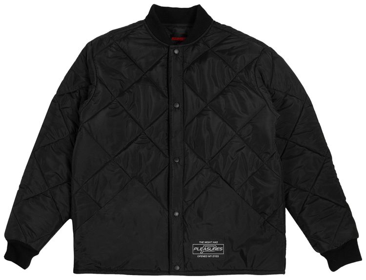 Pleasures Vision Quilted Jacket Black