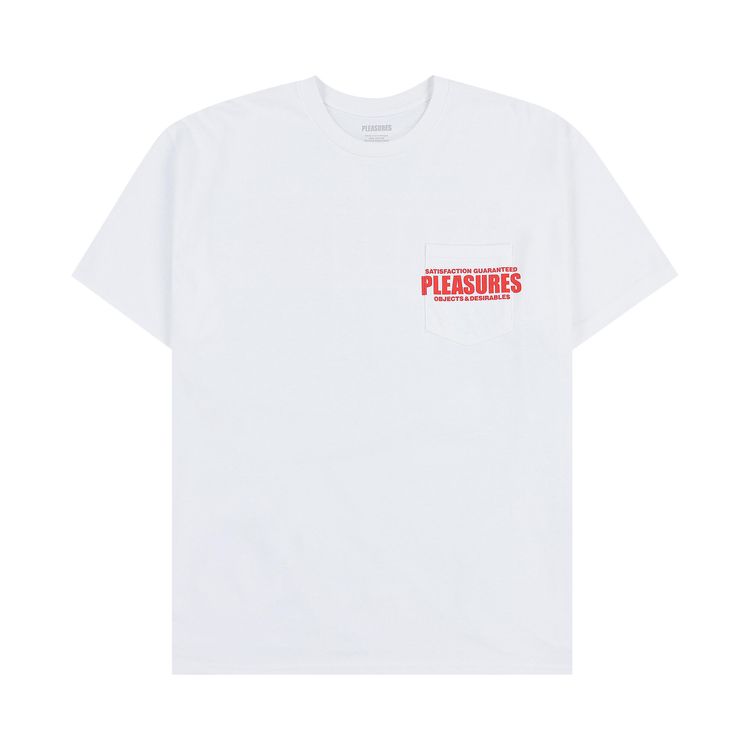 Pleasures Staff Pocket T Shirt White
