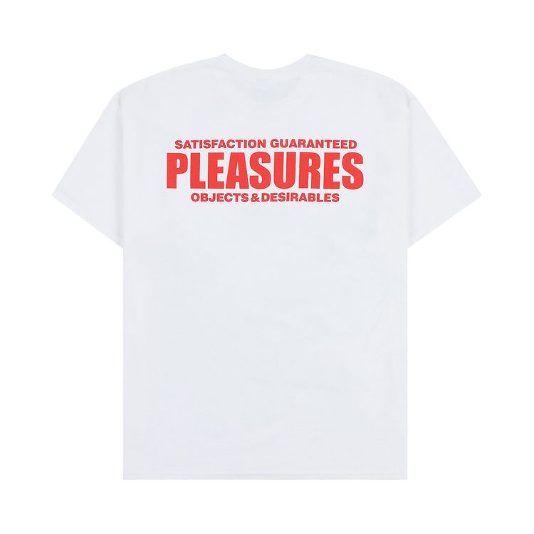 Pleasures Staff Pocket T Shirt White