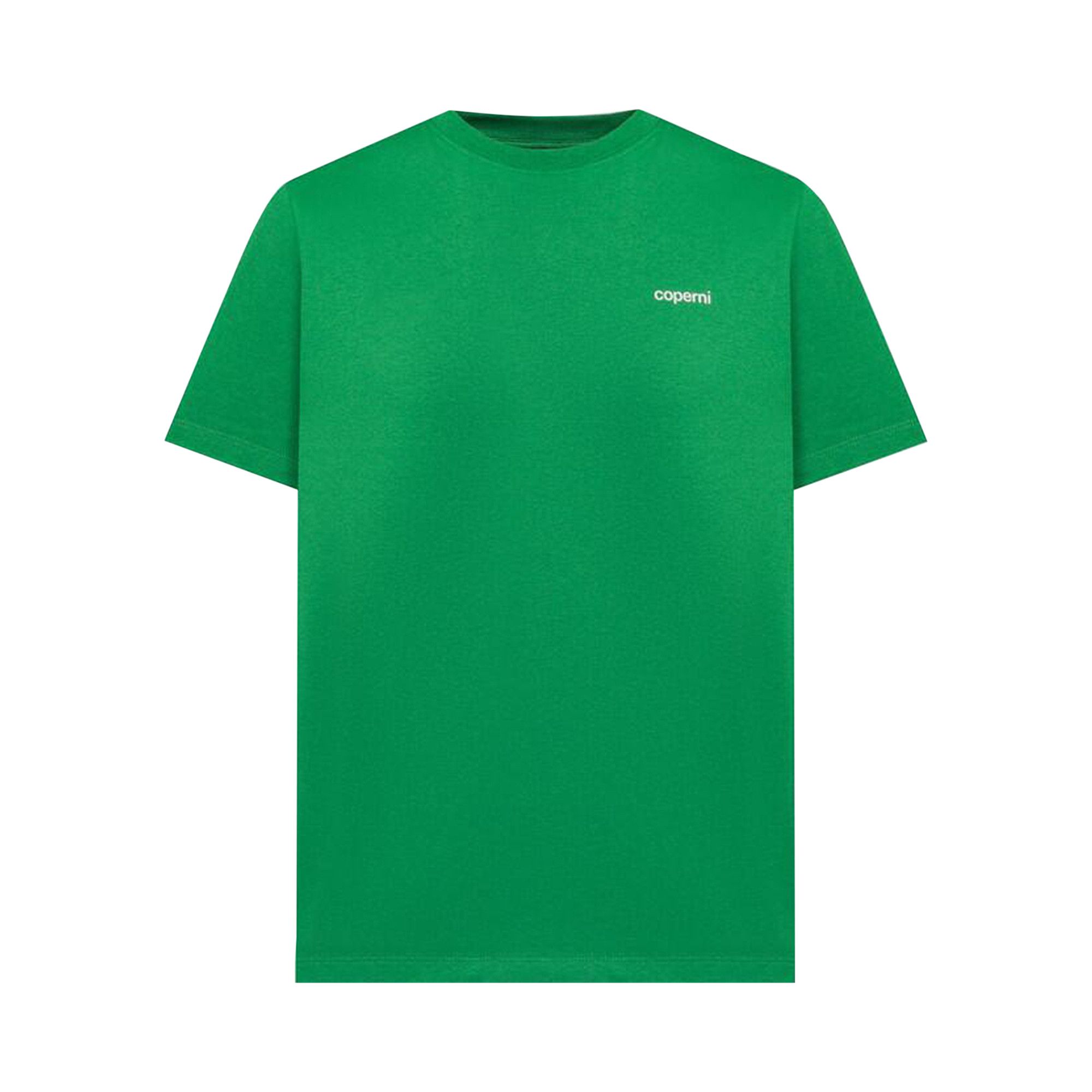 Tシャツ・カットソー COPERNI Men Tops COPJS03504GRN Green Buy Coperni Logo Boxy T-Shirt 'Green' - COPJS03504 GREE | GOAT
