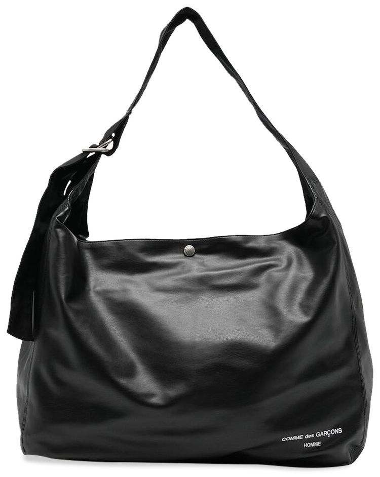 Comme des Garcons Homme Plus Patent Leather Crossbody Bag Black