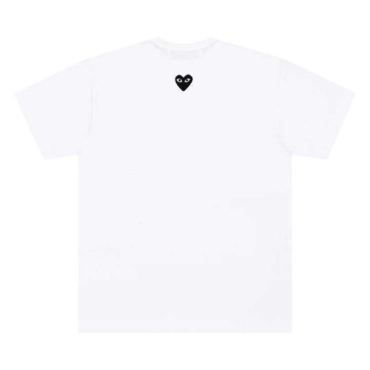 Comme des Garcons PLAY Back Emblem T Shirt White