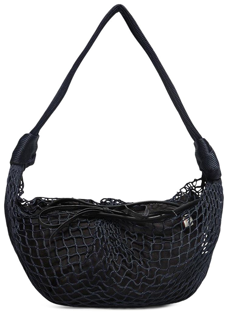 Lemaire Fortune Croissant Filt Bag Midnight Violet