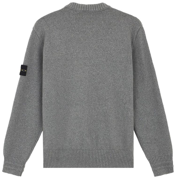 Stone Island Loose Fit Crewneck Melange Grey