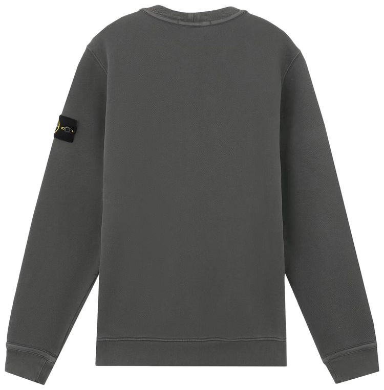 Stone Island Dyed Sweatshirt Lead Grey