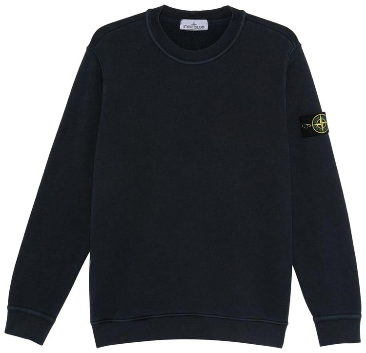 Stone Island Dyed Sweatshirt Navy Blue