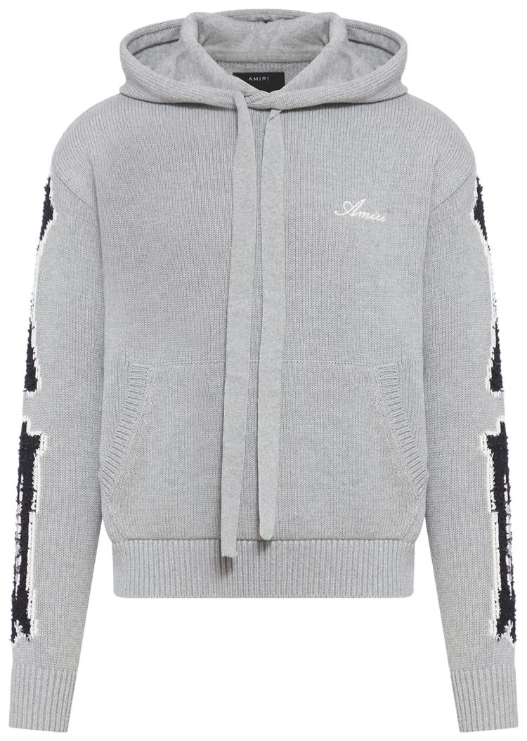 Amiri Bones Hoodie Grey