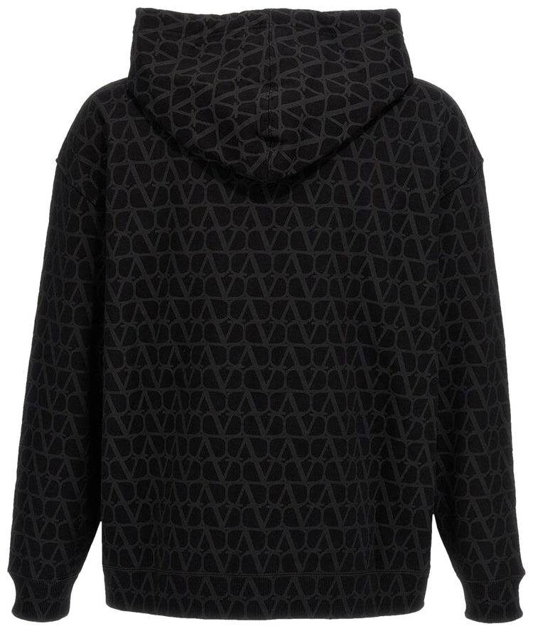 Valentino Garavani Toile Iconographe Hoodie Black