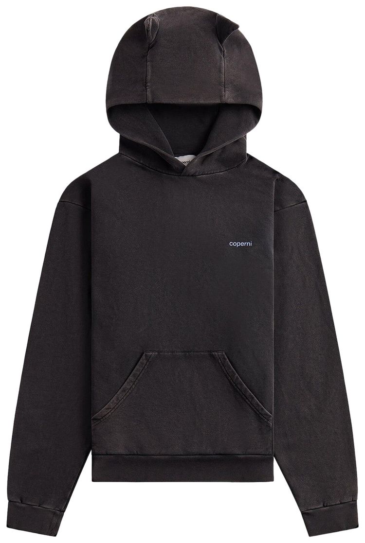 Coperni Washed Horn Hoodie BlackBlue