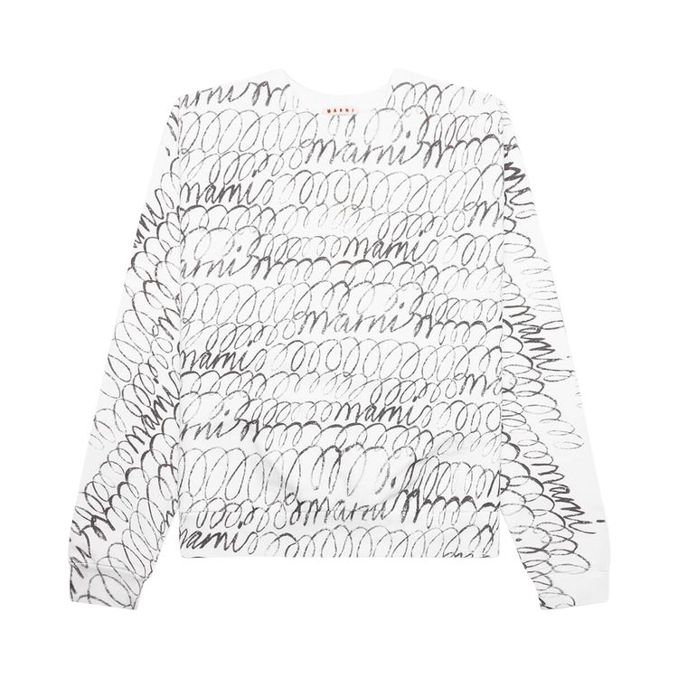 Marni Long Sleeve Sweatshirt Natural White